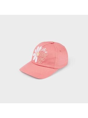 Size 51 cm Kids Hat Mayoral Pink Kids Hat with Daisy Design